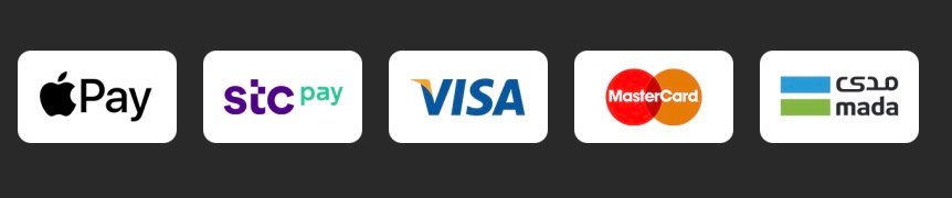 Apple Pay, stc pay, Visa, Mastercard, mada